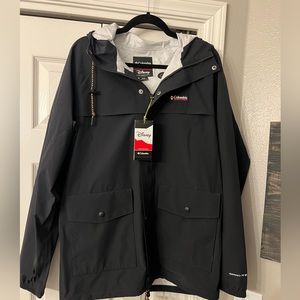 Columbia Sportswear Disney Rain Jacket with Mickey ears.  Size medium.